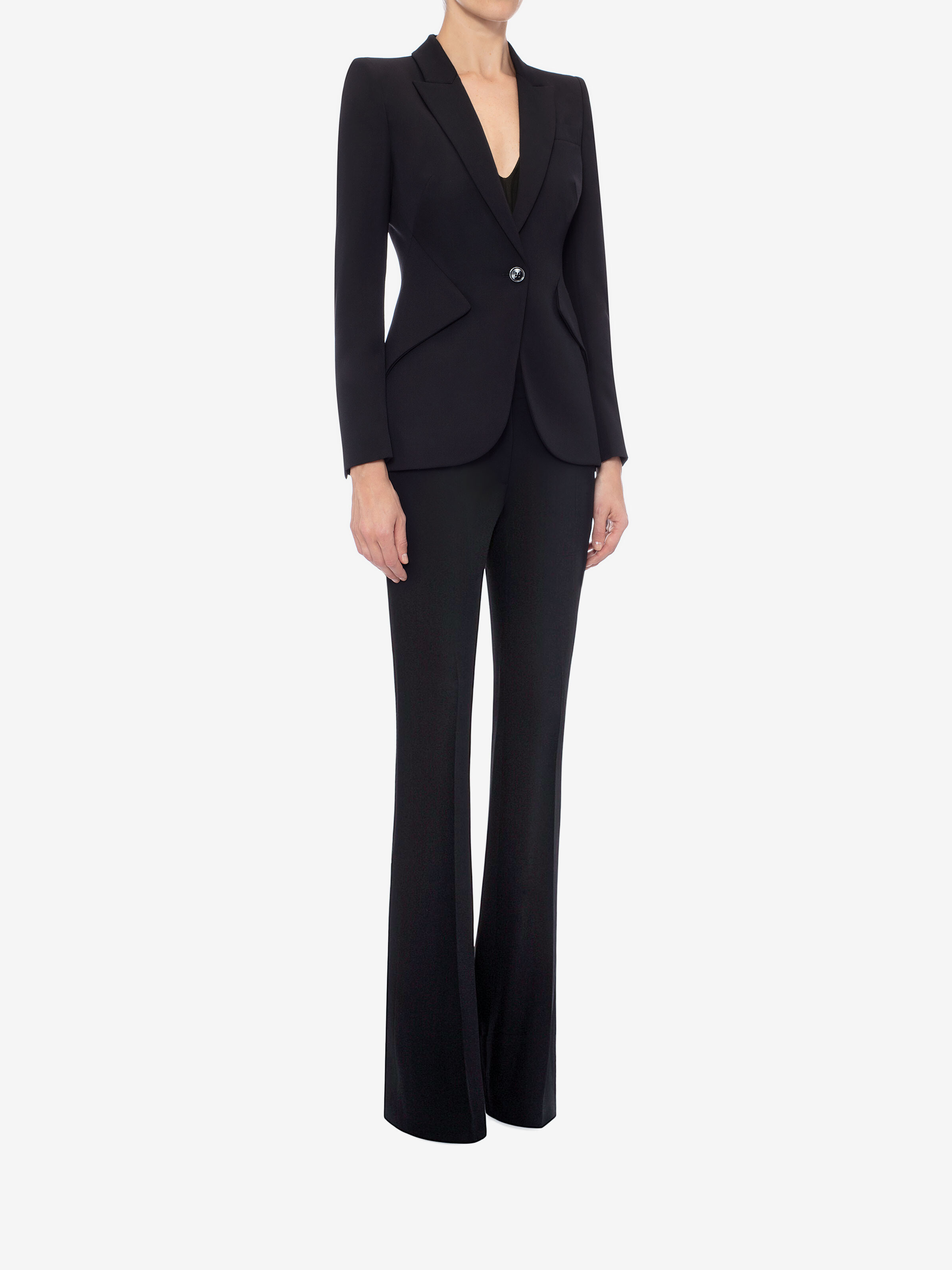 Narrow Bootcut Trousers