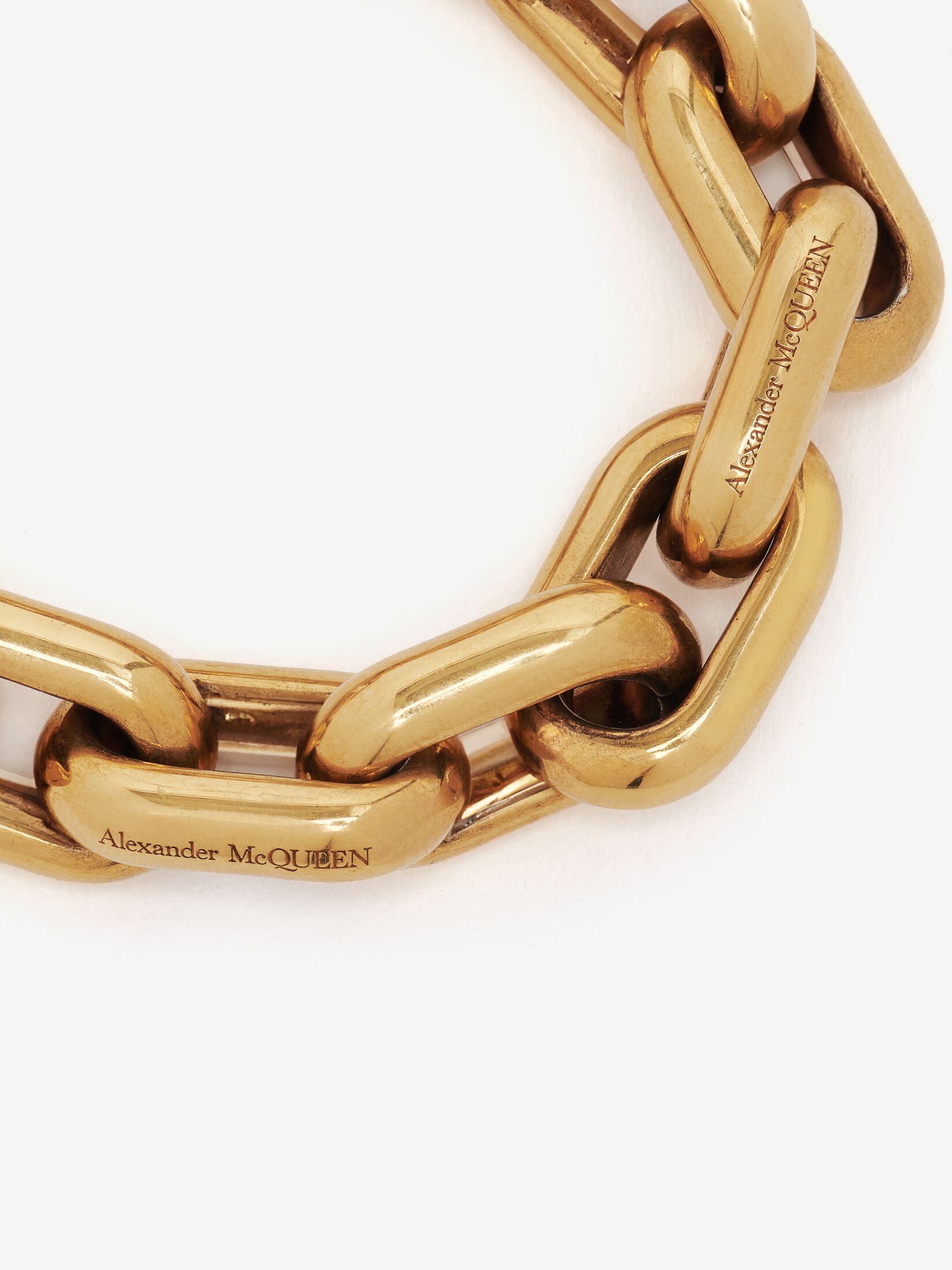 Alexander McQueen chain-link medallion bracelet - Silver