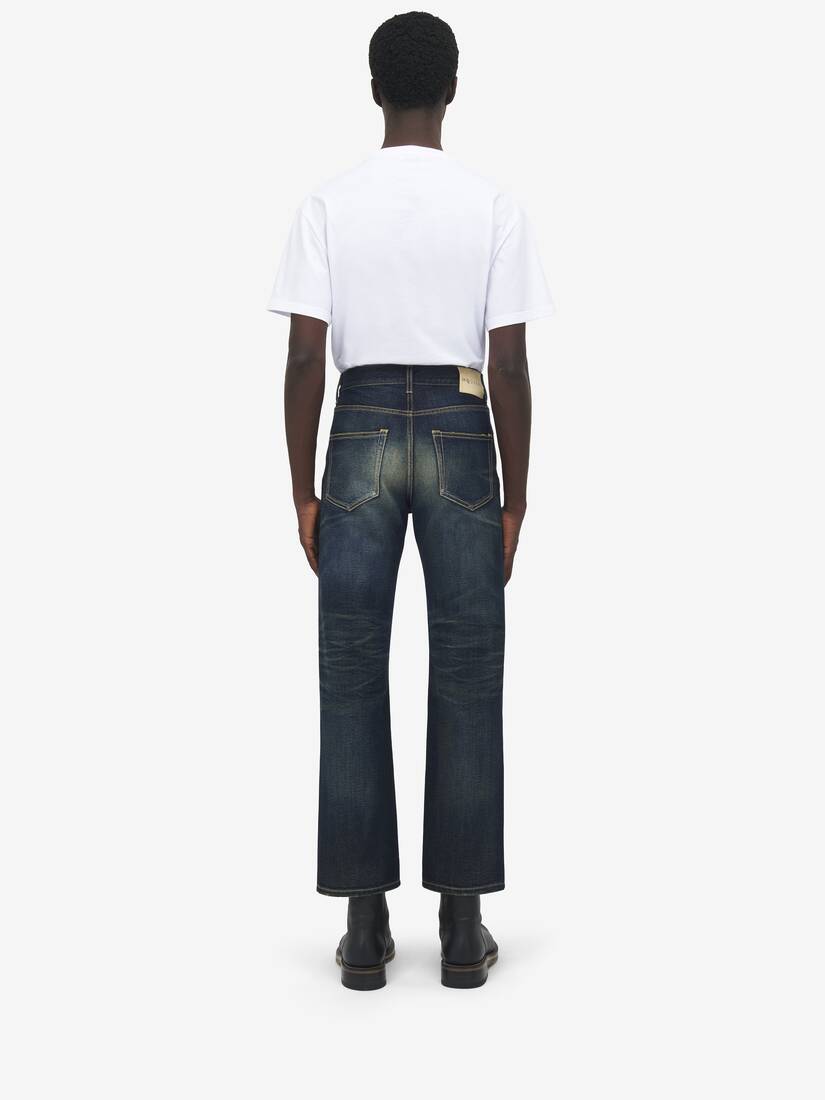 Darted Denim Jeans
