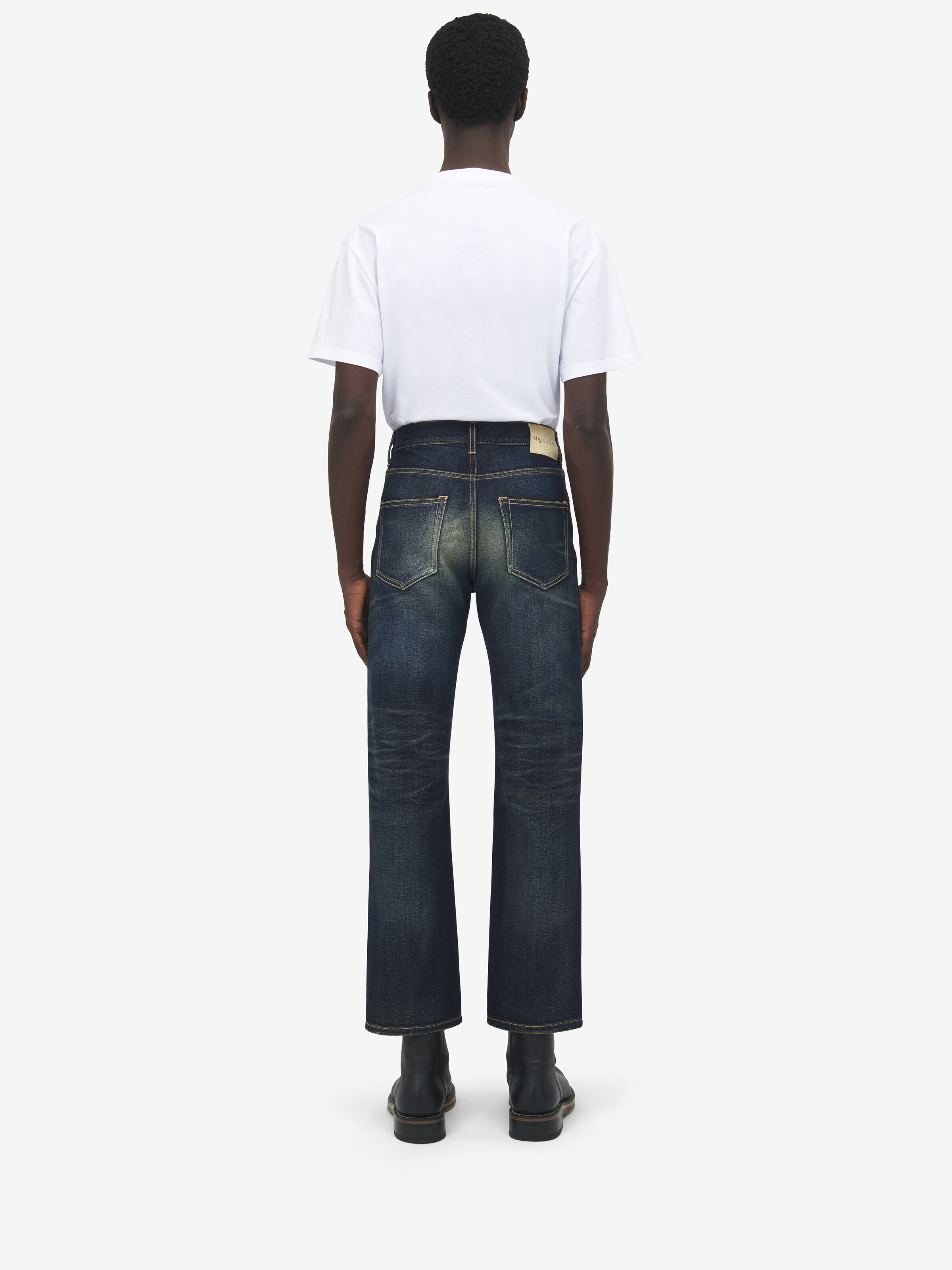 Darted Denim Jeans