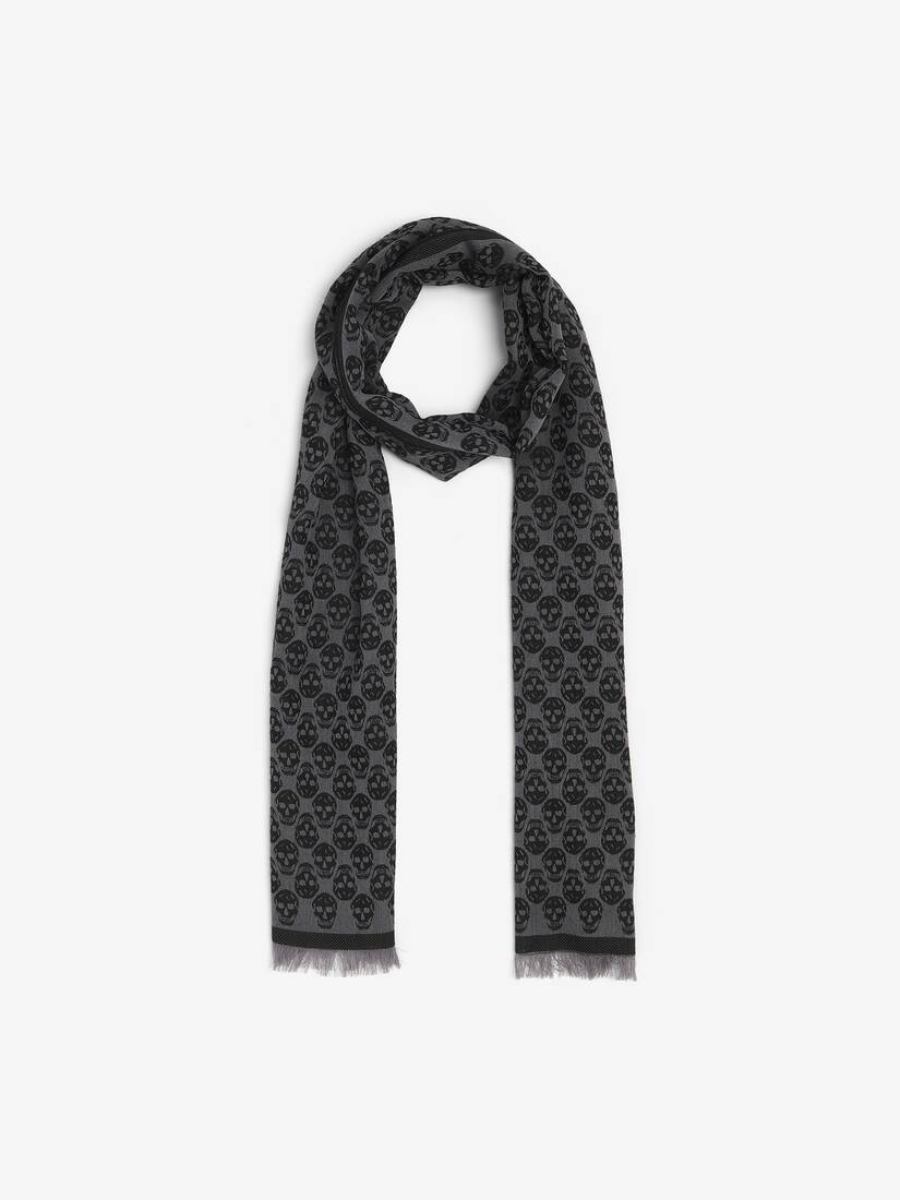 Skull Monogram Scarf
