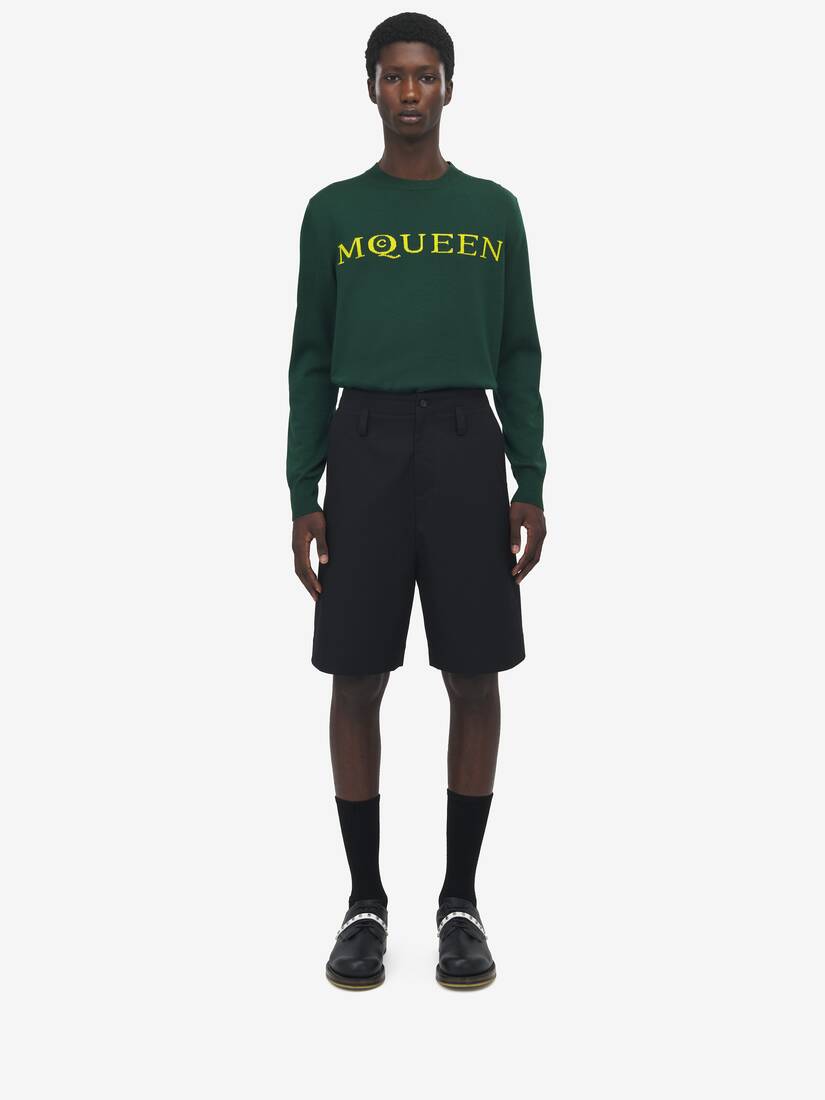 Wide Leg Chino Shorts