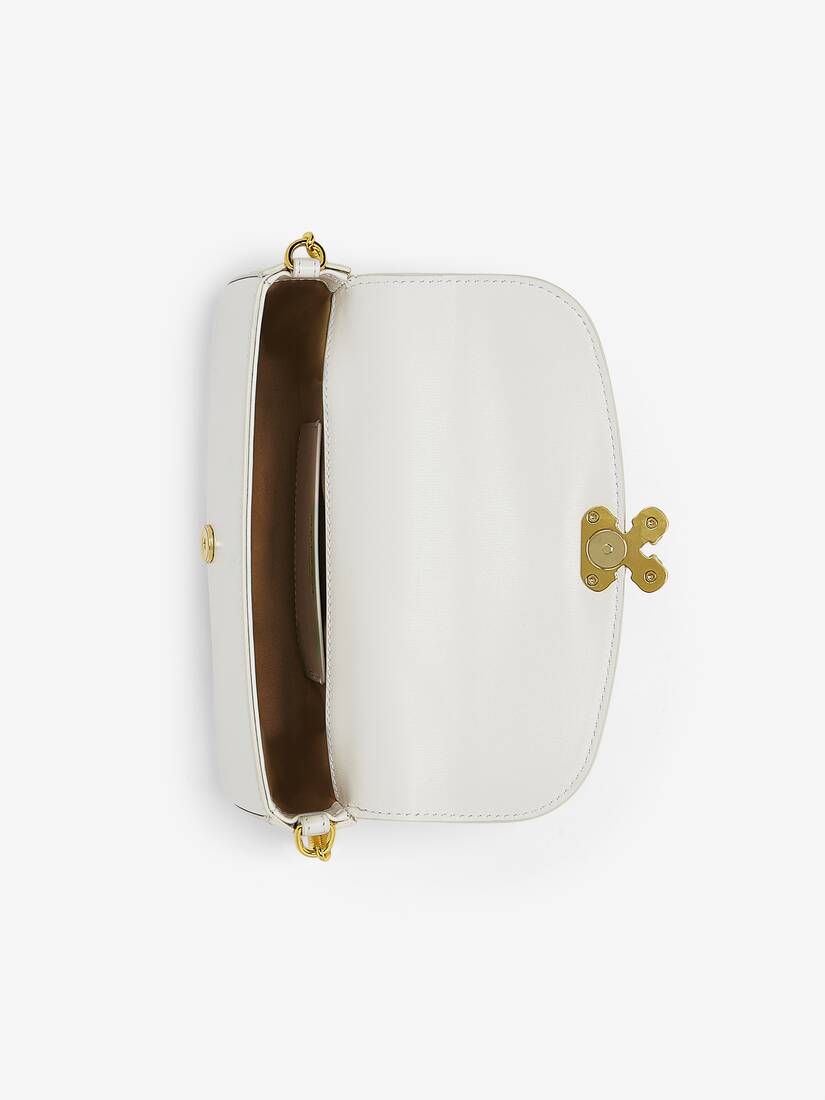 Small McQueen Skull Flower Bag