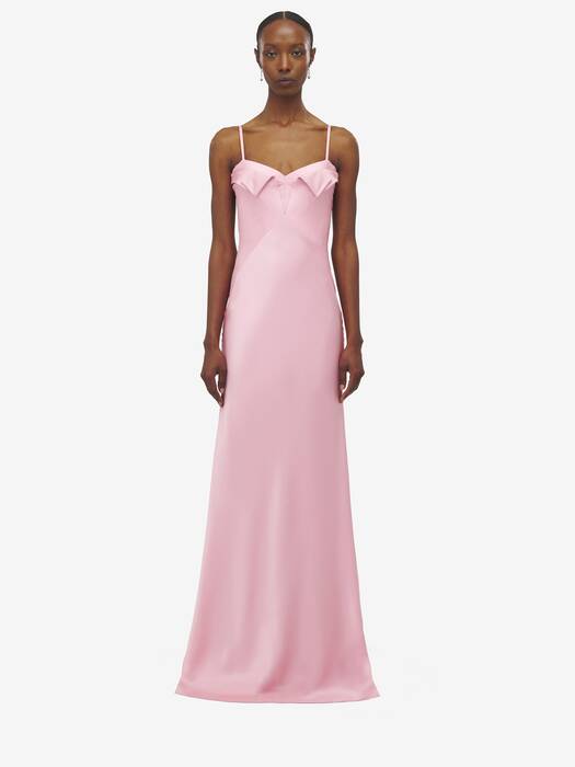 ワンピース Alexander Mcqueen Black Satin Dress Alexander McQueen Black satin dress | gebnegozionline