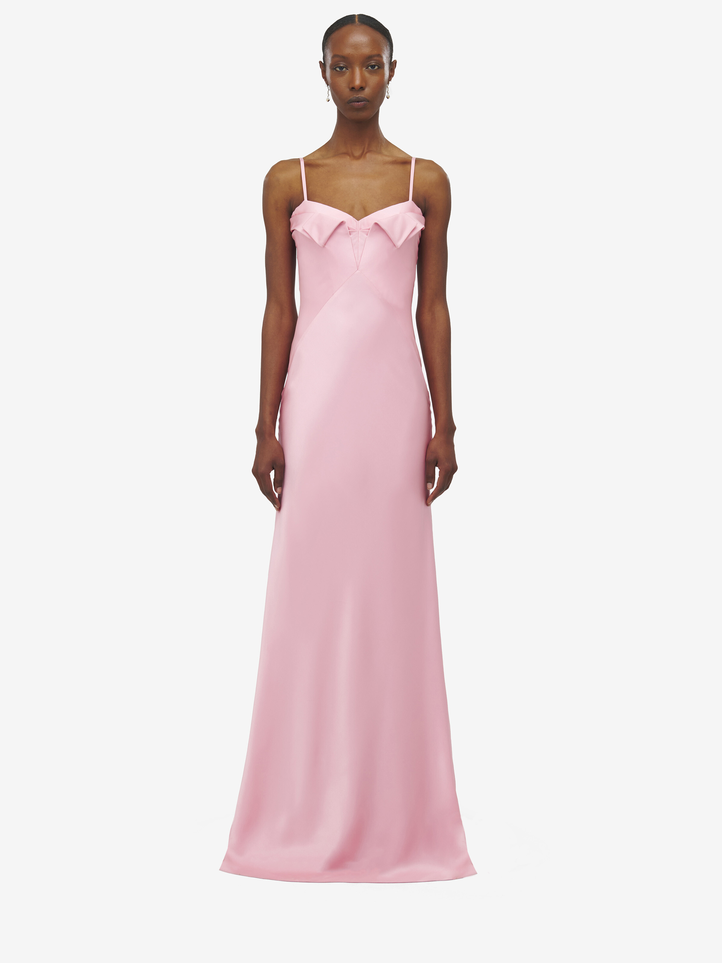 Double Satin Evening Dress