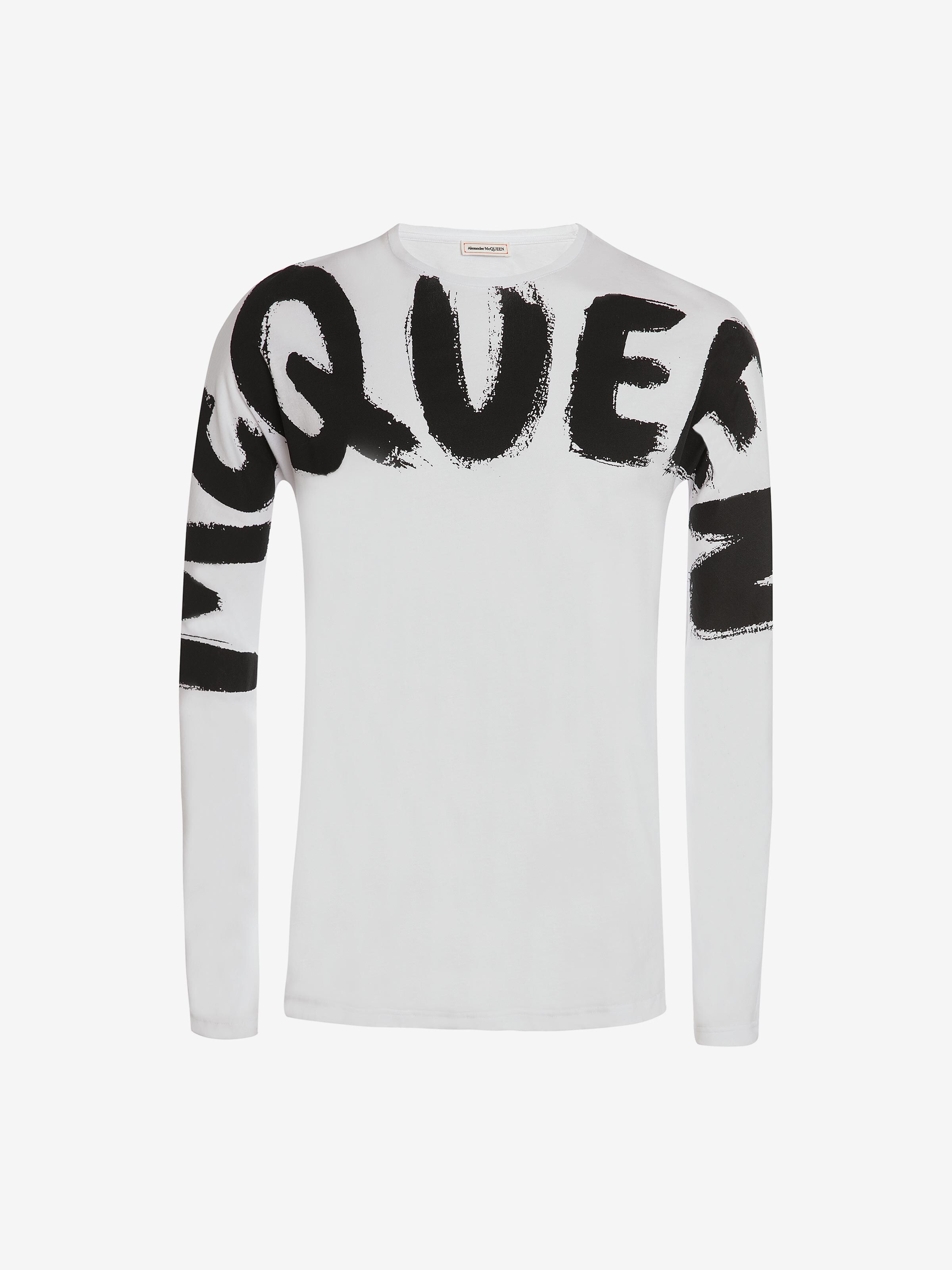 McQueen Graffiti Long Sleeve T-Shirt
