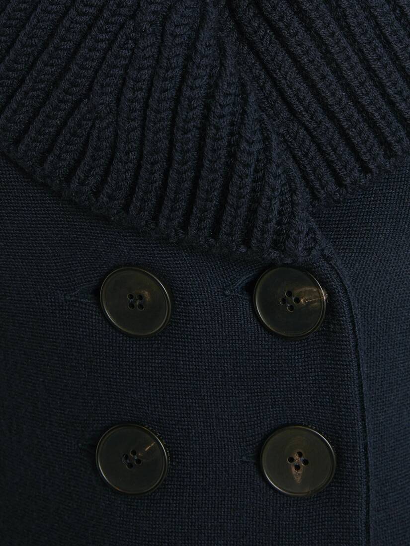 double breasted peplum jacket