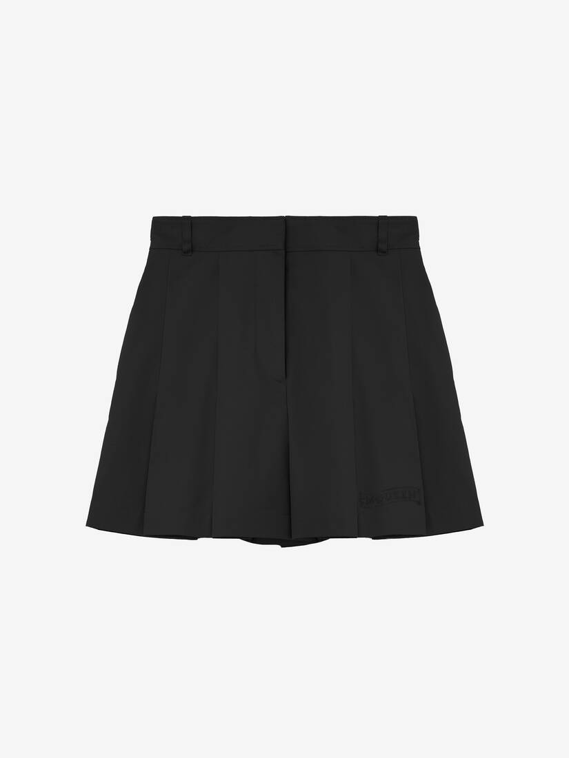 Pleated Shorts