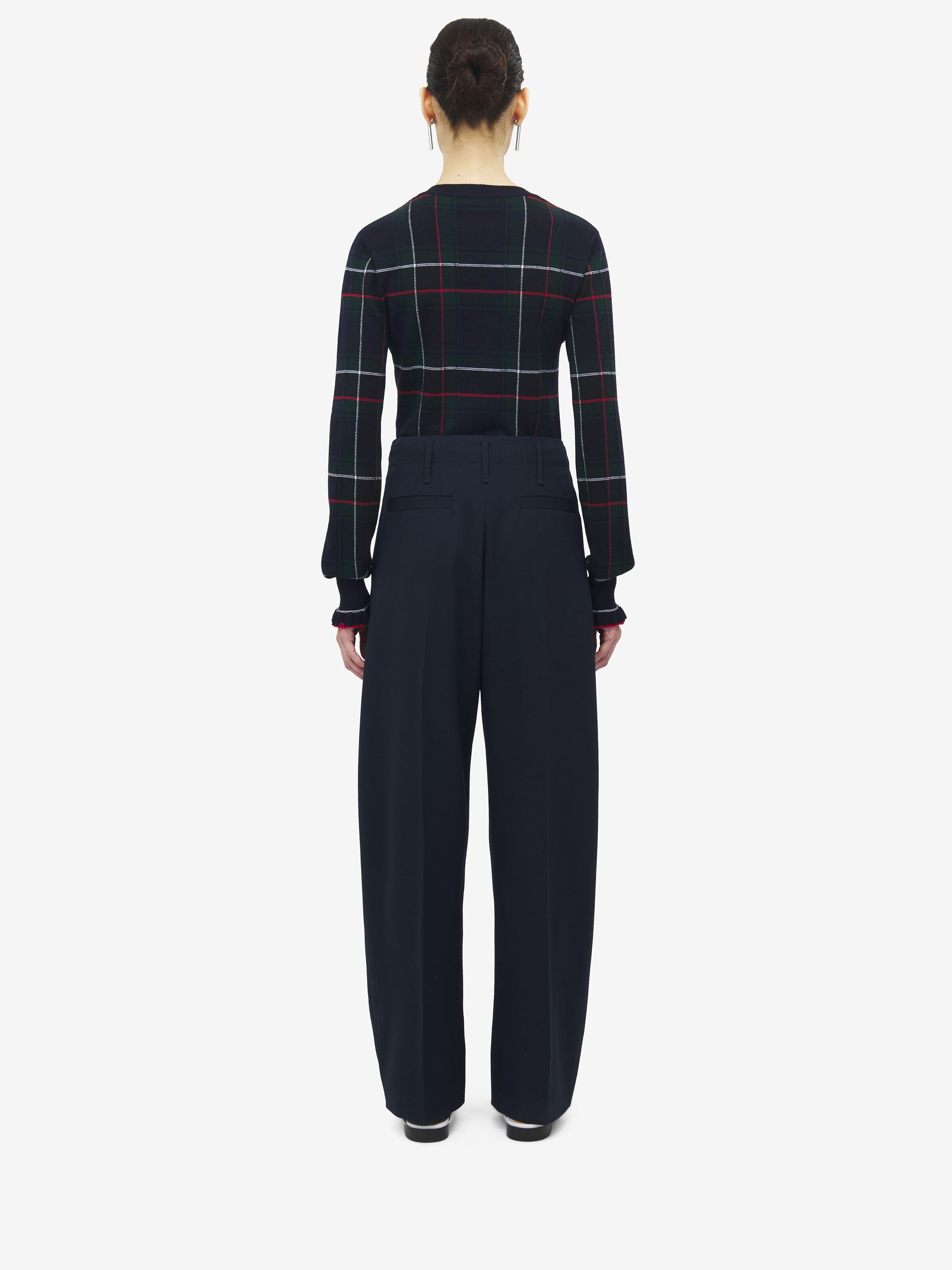 Pantaloni sartoriali a gamba ampia