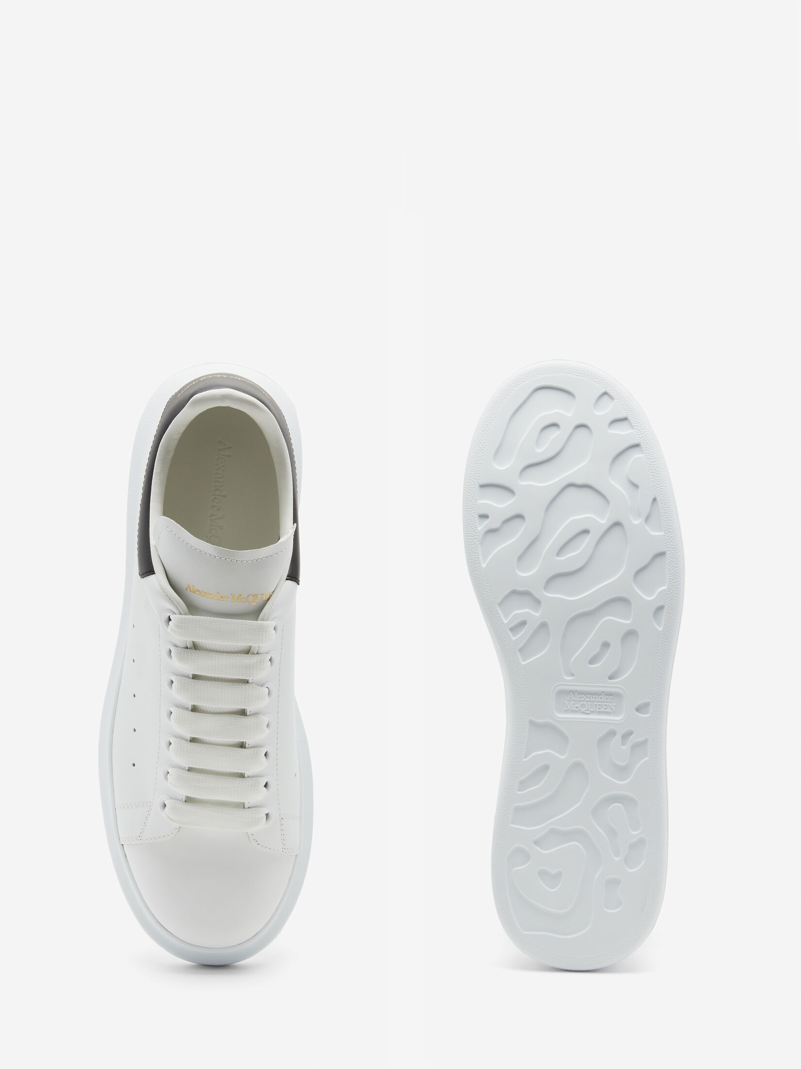 Oversized Sneaker in White/Black | Alexander McQueen US