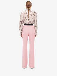 High-waisted Narrow Bootcut Trousers