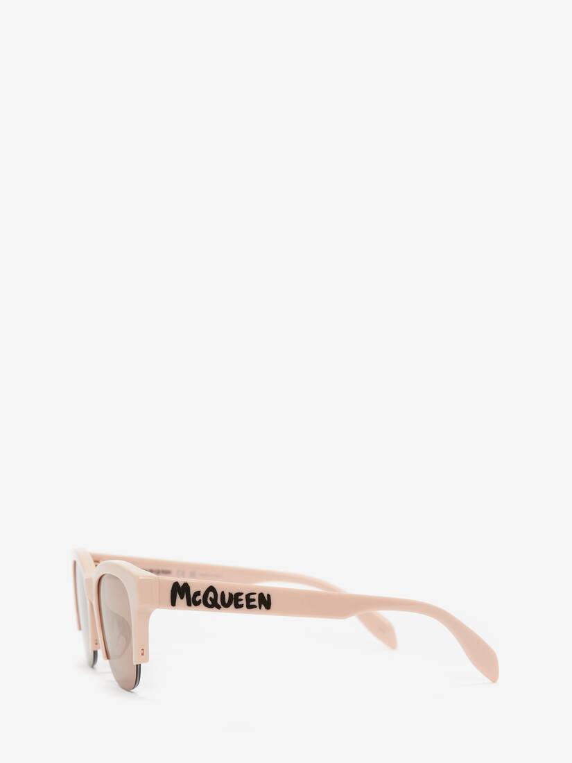 Occhiali Da Sole Quadrati McQueen Graffiti