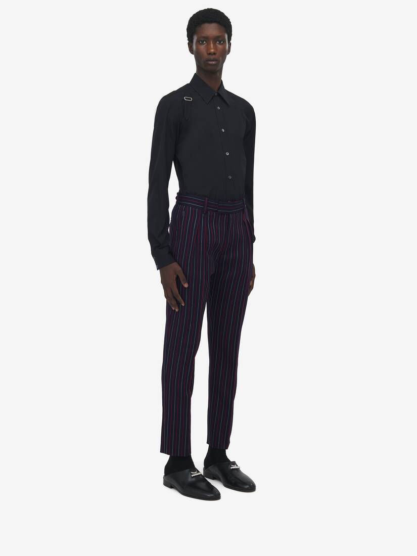 Boat Stripe Cigarette Trousers