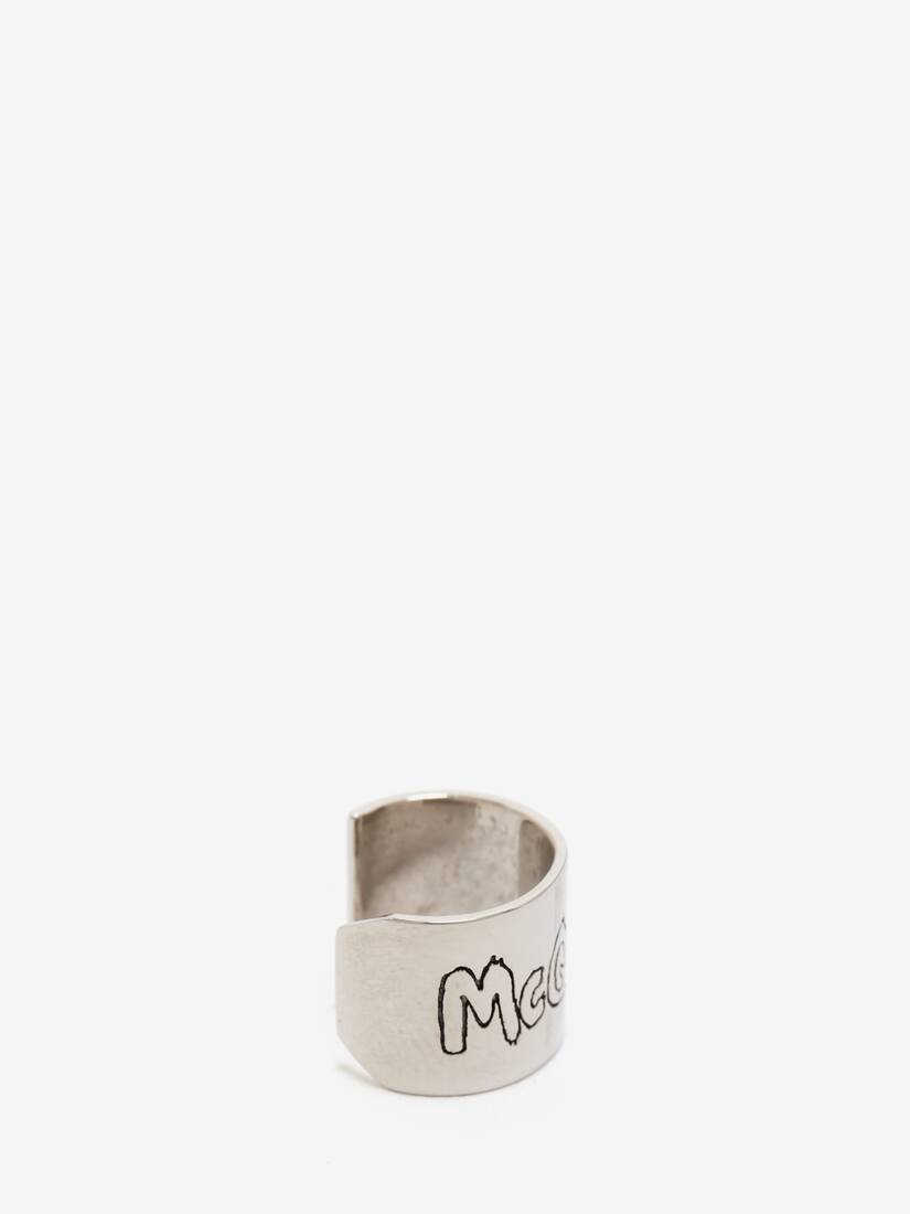 McQueen Graffiti Ear Cuff