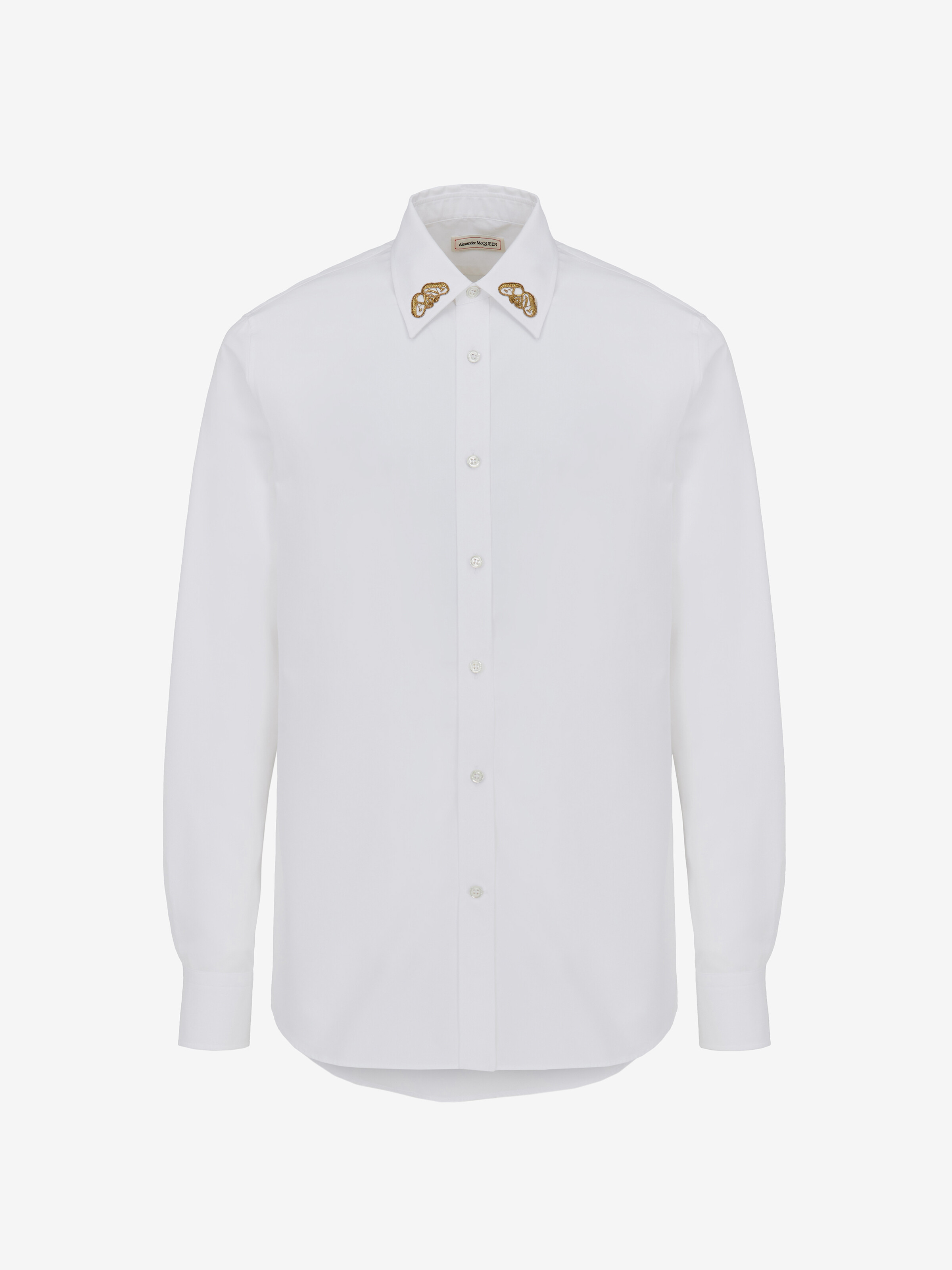 Embroidered Collar Shirt