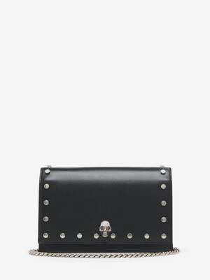 【関税&送料込】Alexander Mcqueen Borsa Mini Skull McQueen Alexander McQueen Mini Skull Croc Embossed Leather