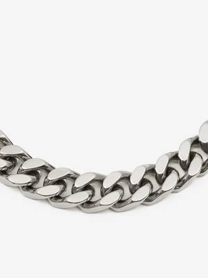 Chain Choker in Antique Silver 