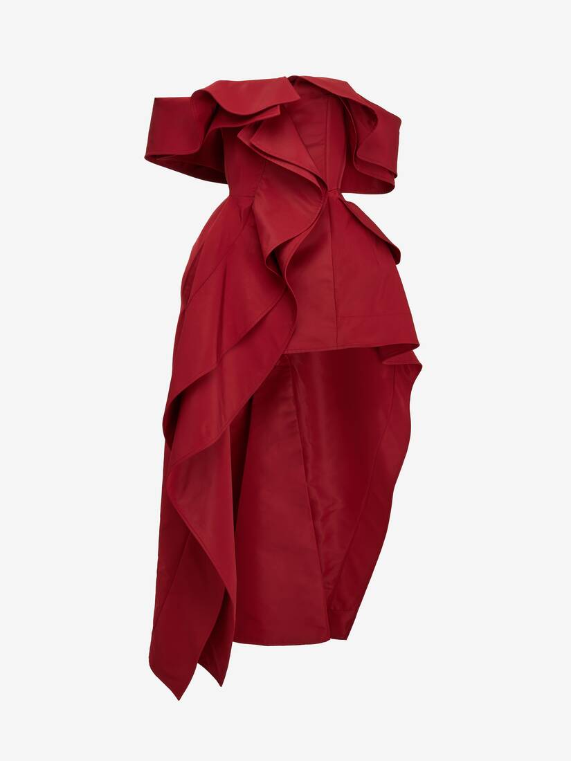 Red deals trench dress