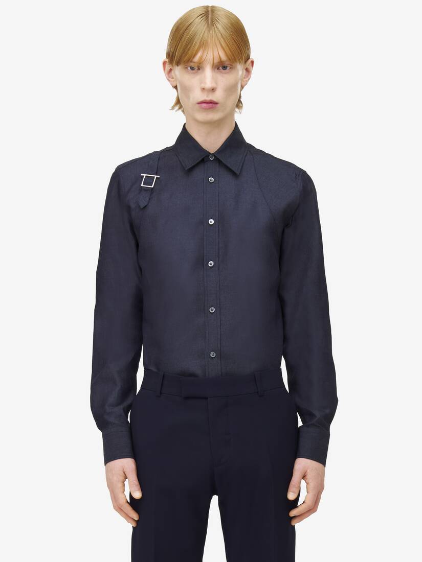 T-Bar Harness Denim Shirt