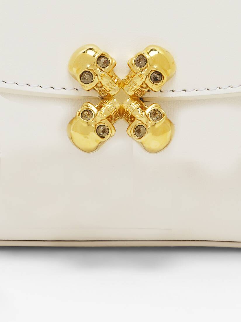 Small McQueen Skull Flower Bag