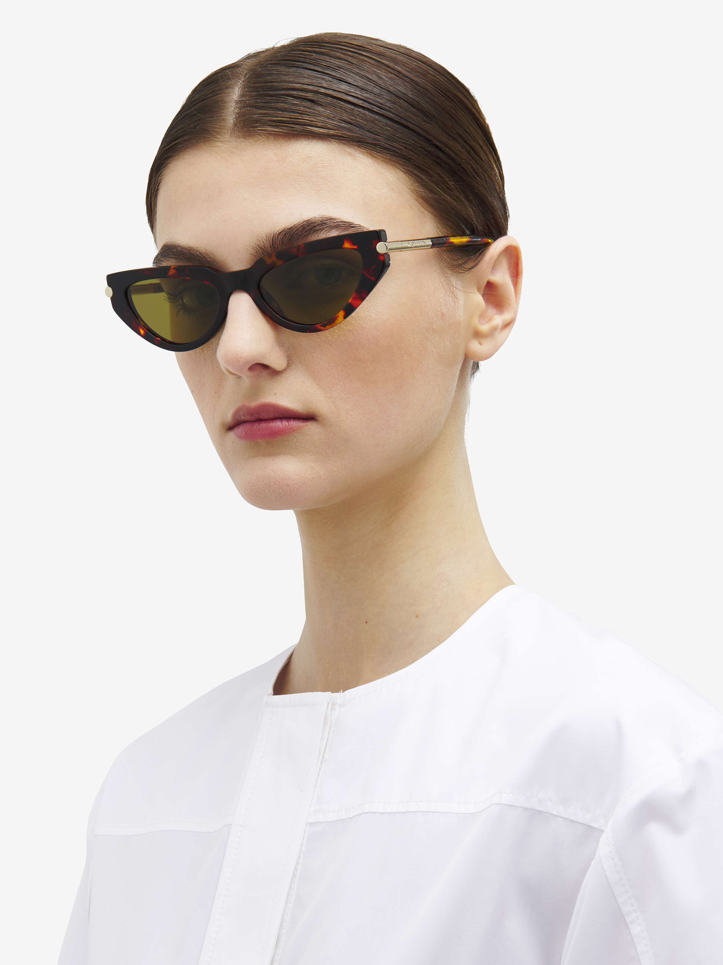 T-bar Icon Cat-Eye Sunglasses
