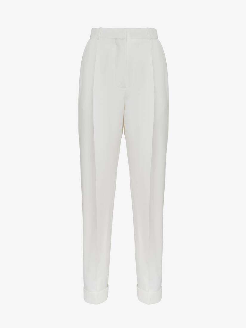 Topshop Womens Gray Pleat Front Straight Leg Hexagon Trim Casual Peg Pants  2 | eBay