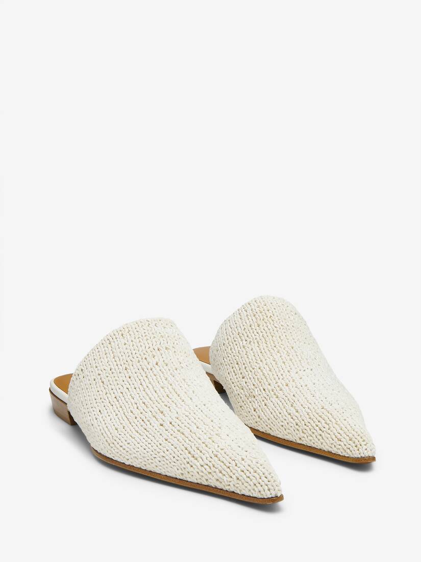 Birdee Leather Knit Mule