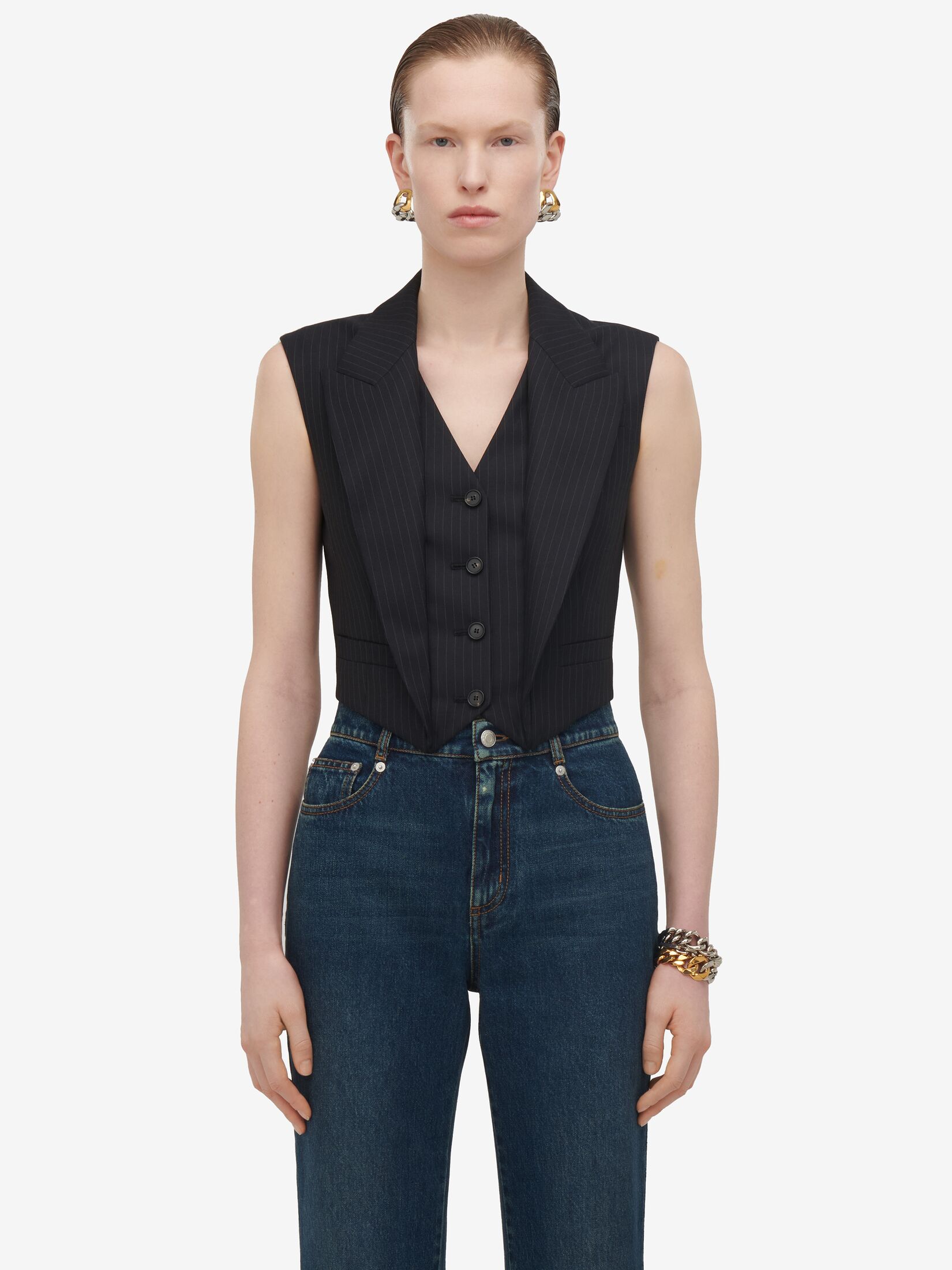 Pinstripe Waistcoat