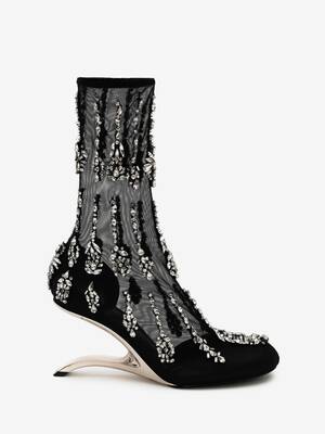 Embroidered Arc Boot
