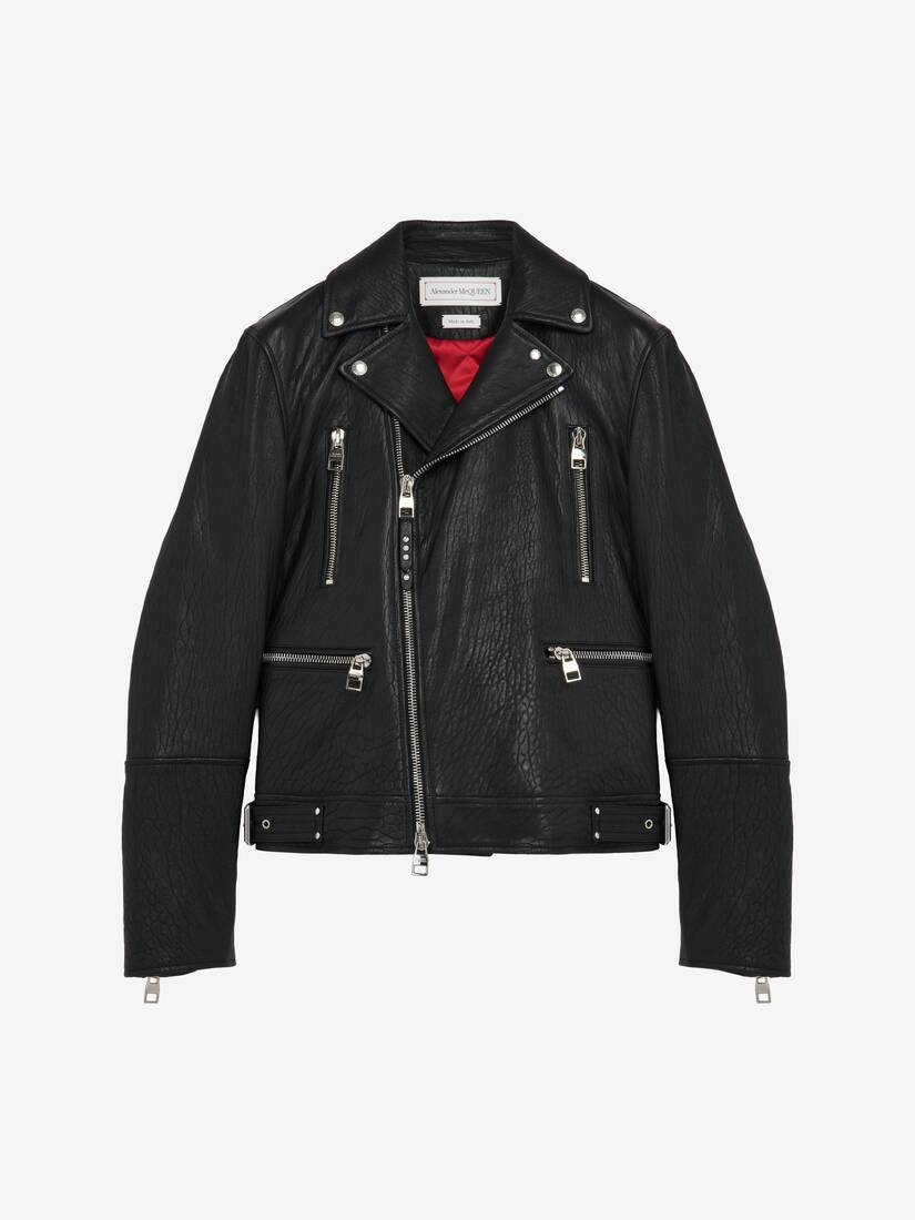 Veste Biker Mc Queen en cuir | Alexander McQueen - image 1
