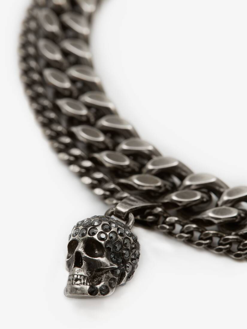 Skull chain bracelet Clearance