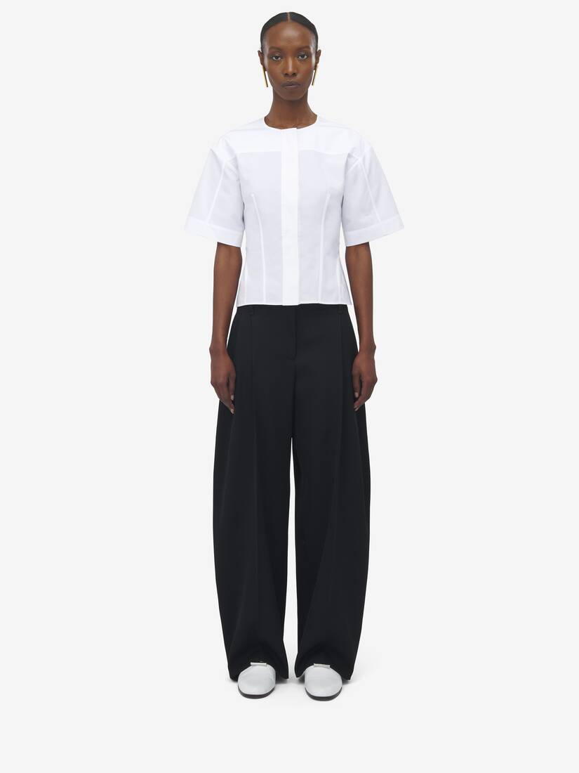 Corset Poplin Shirt