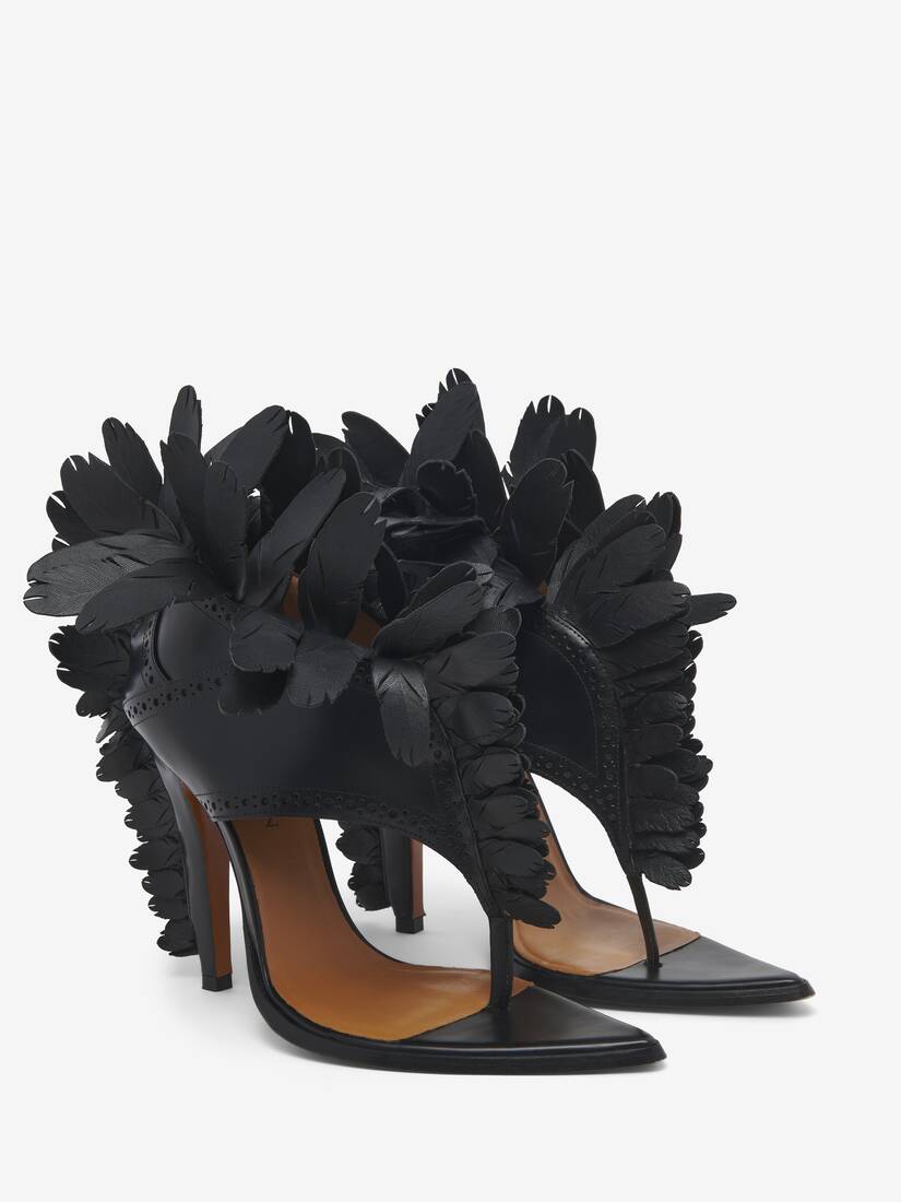 Feathered Sandal