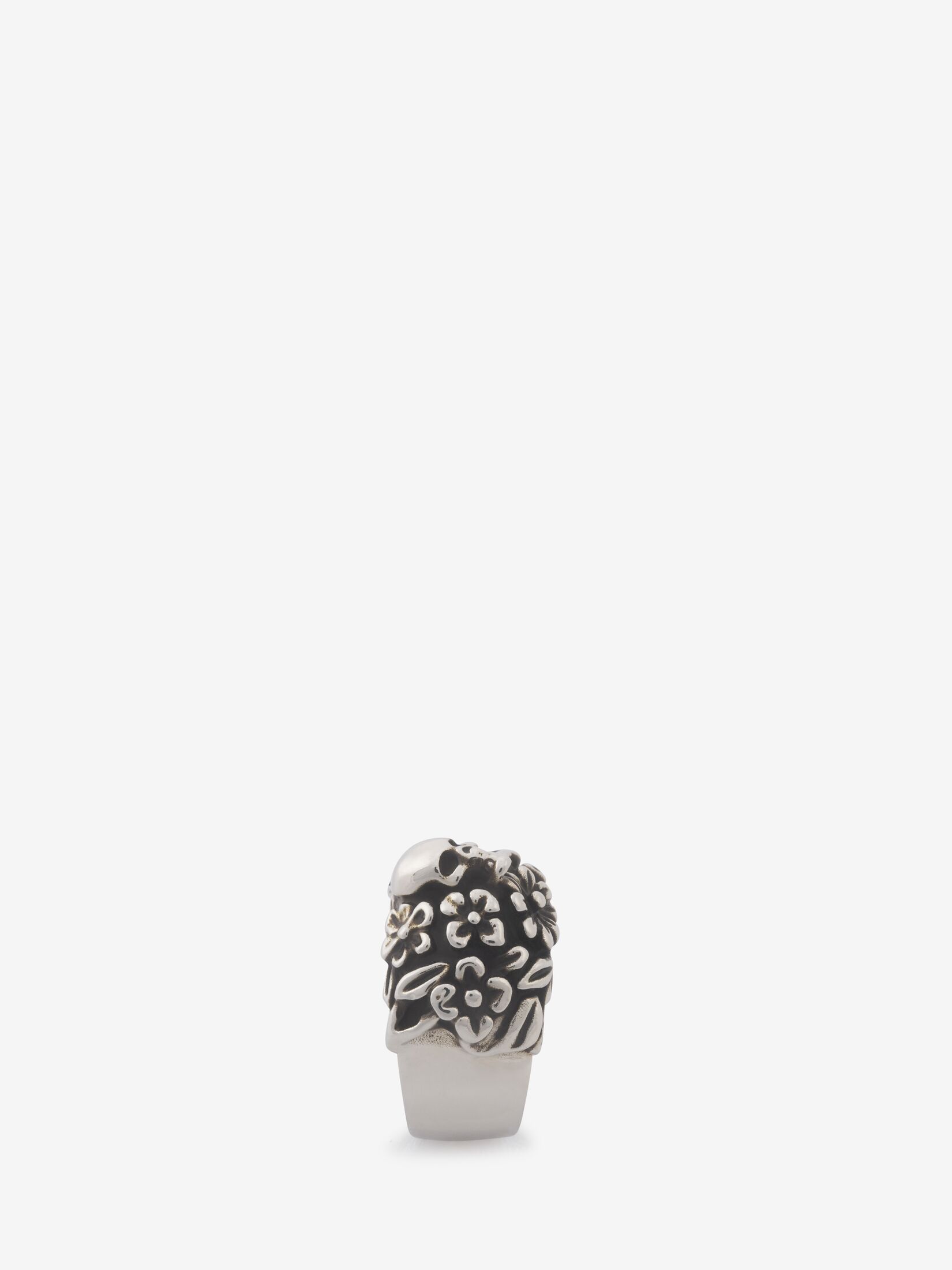 The Floral Skull Ring