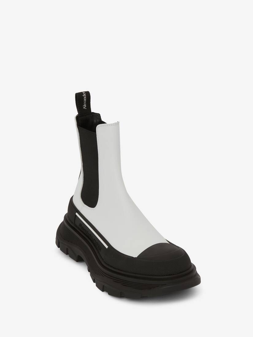 Women's Tread Slick Boot in White/black
