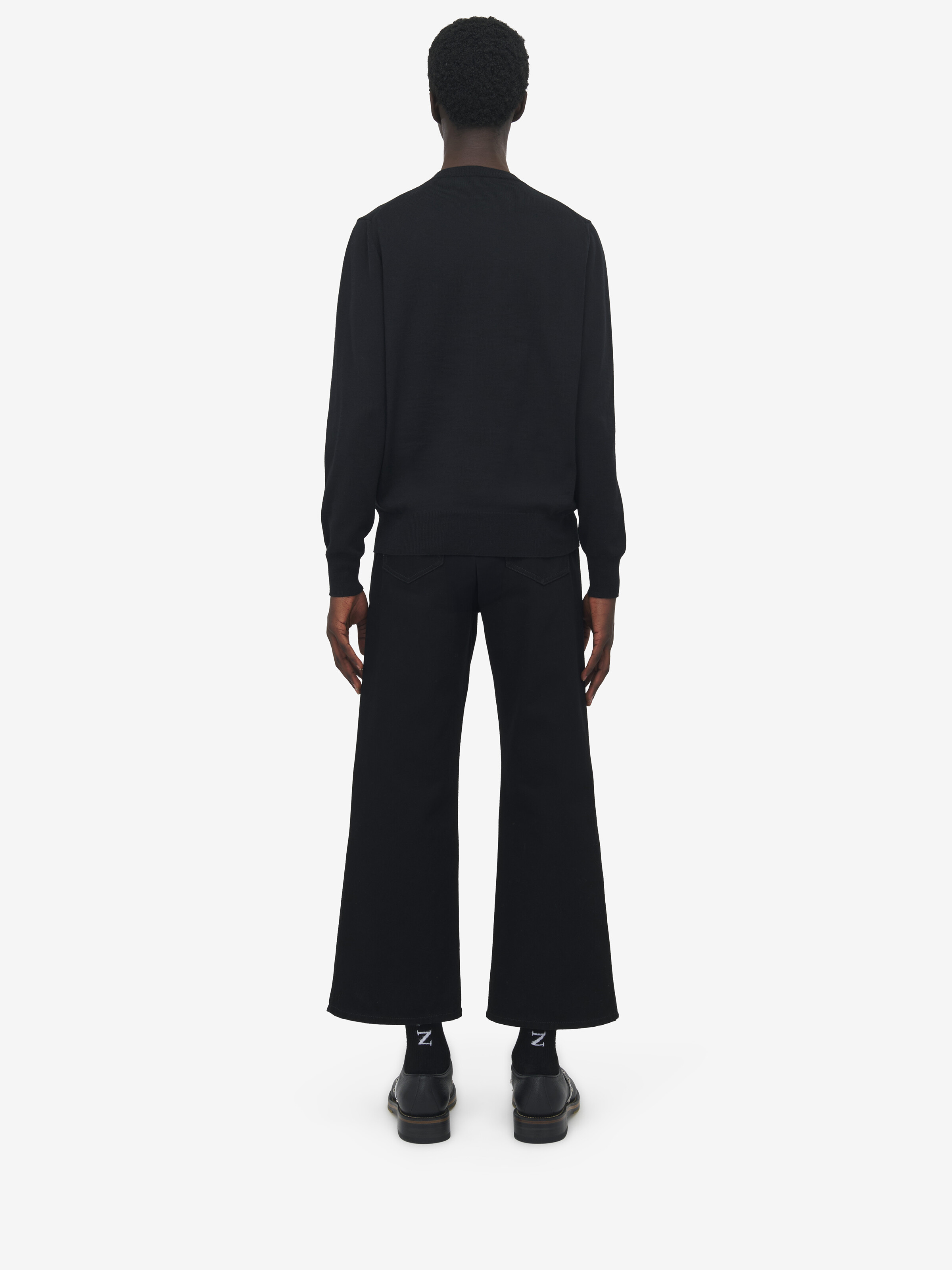 Merino Wool McQueen Logo Jumper