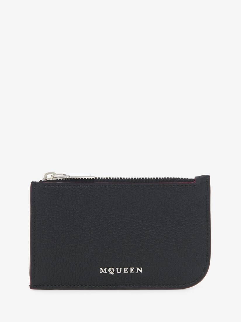 McQueen Sling Kartenetui mit Reißverschluss