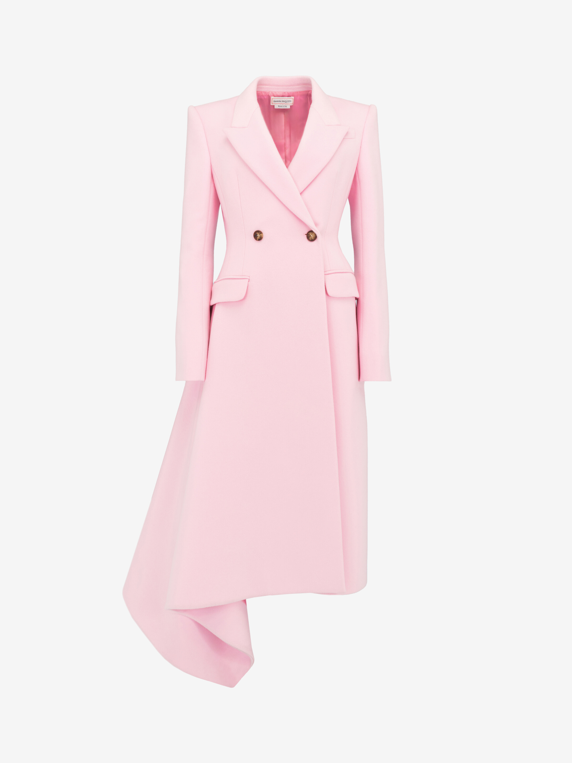 Alexander mcqueen 2024 pink coat