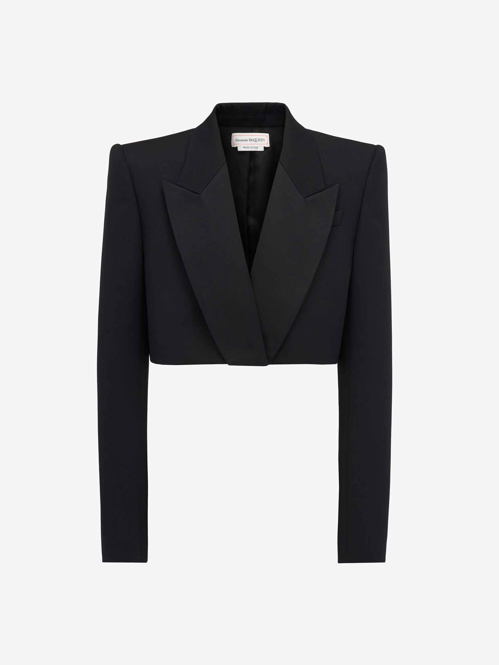 Slashed Tailored Jacket in Black | Alexander McQueen US
