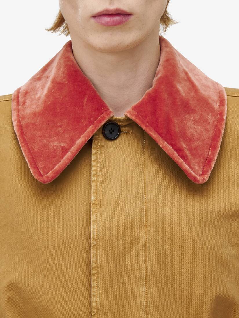 Stacked Shoulder Raincoat