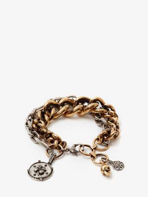 Bracelet à chaîne médaillon