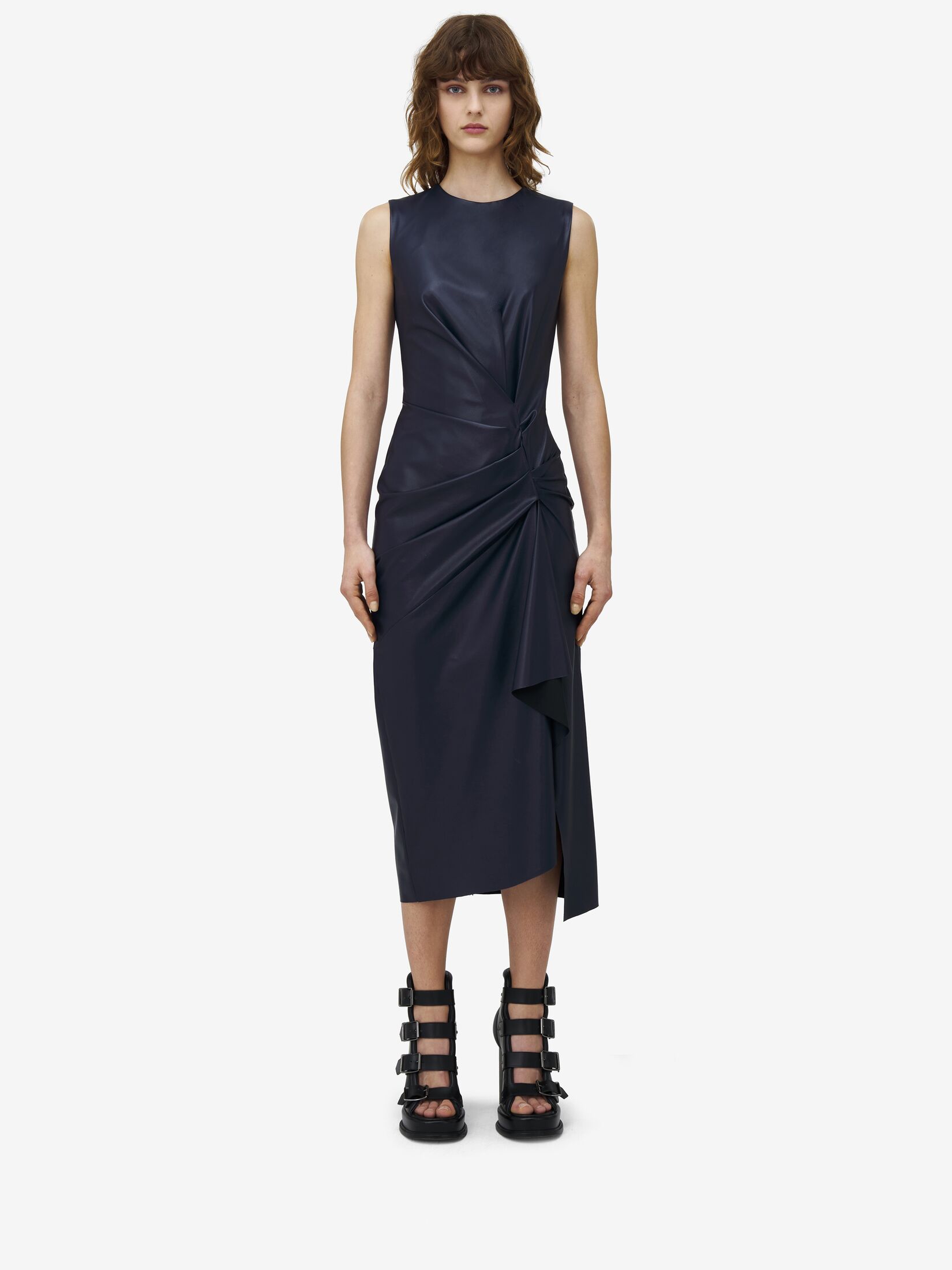 Designer Dresses Drape Midi Pencil Alexander Mcqueen Us