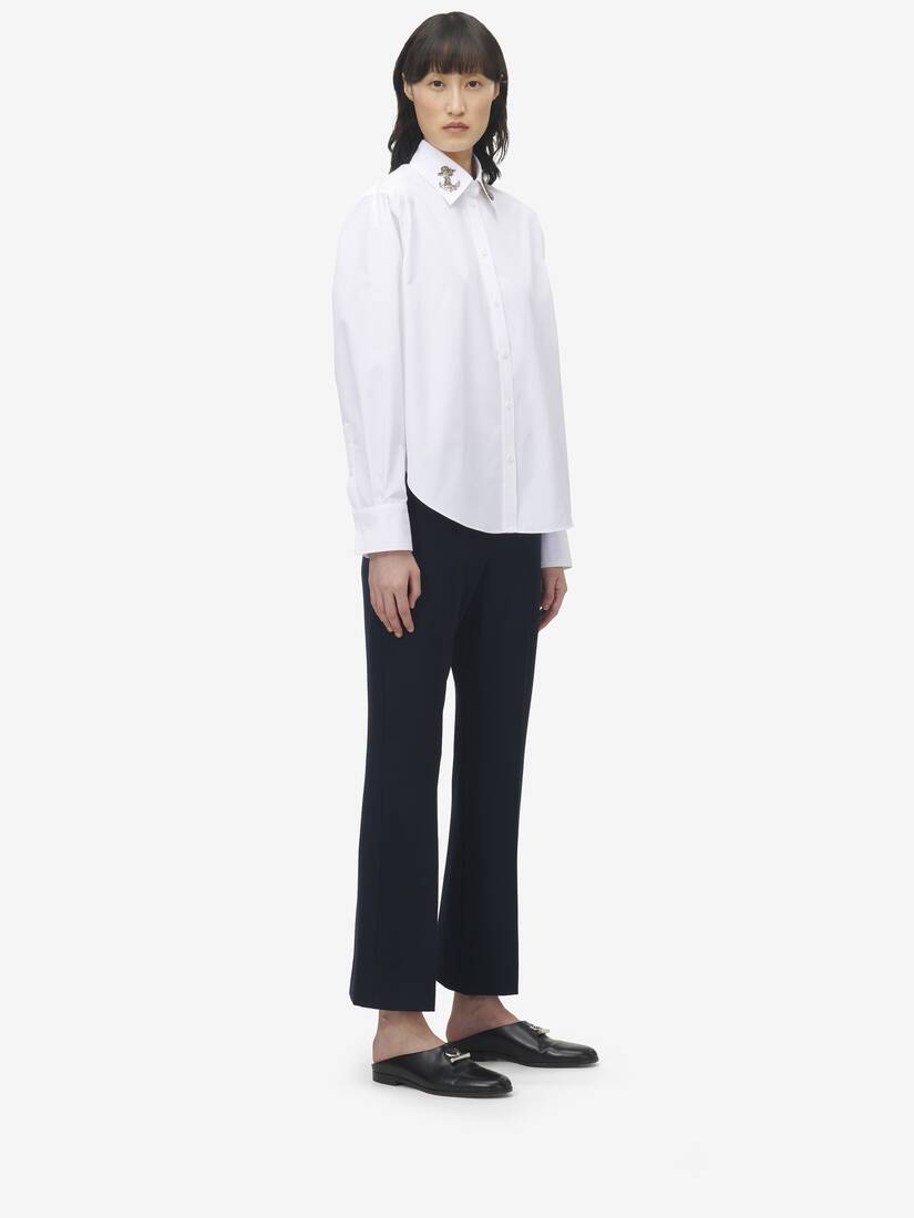 Sailor Tattoo Embroidery Shirt