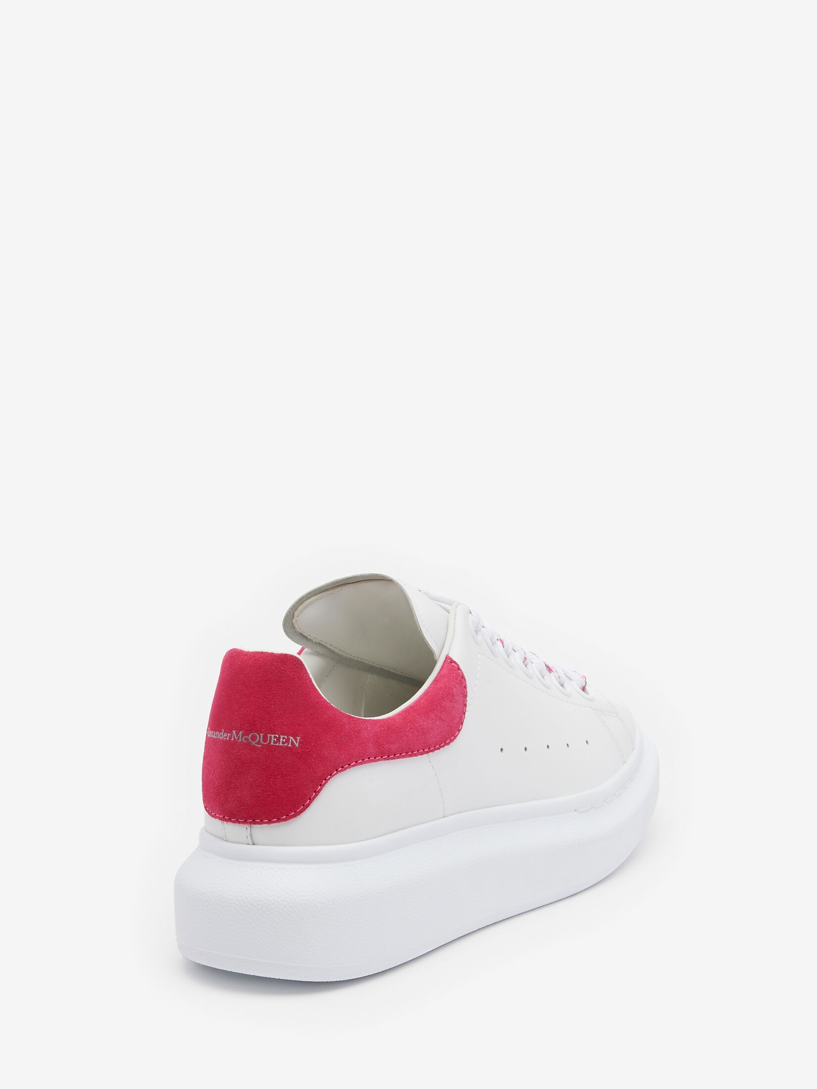 Oversized Sneaker in White/Halo Pink | Alexander McQueen US