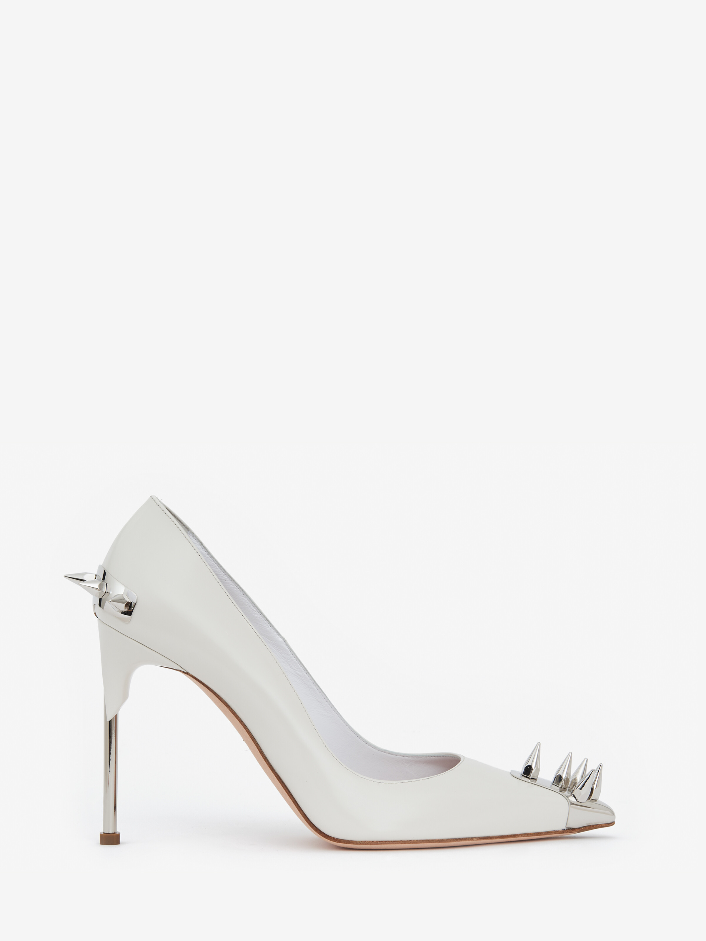 Punk Stud Pump in OPT.WHITE/SILVER 