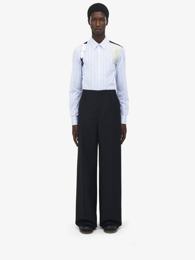Wide Leg Tailored Trousers
