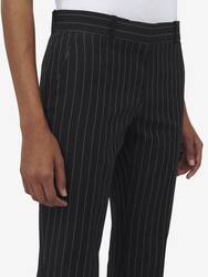 Pinstripe Bootcut Trousers