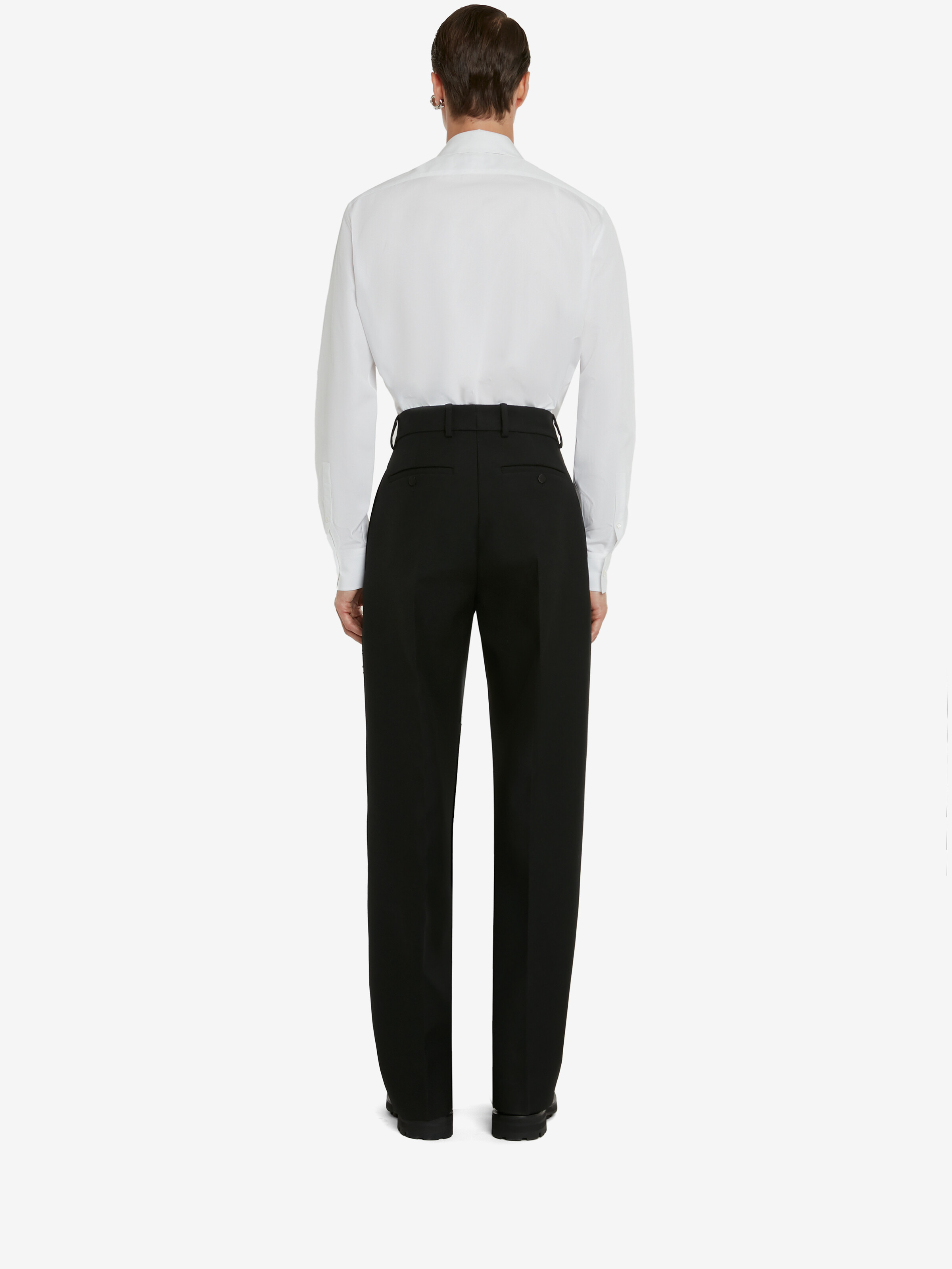 Men's DRESS SHIRT SHIRTS in White in 100% Cotton | Alexander McQueen - image 3