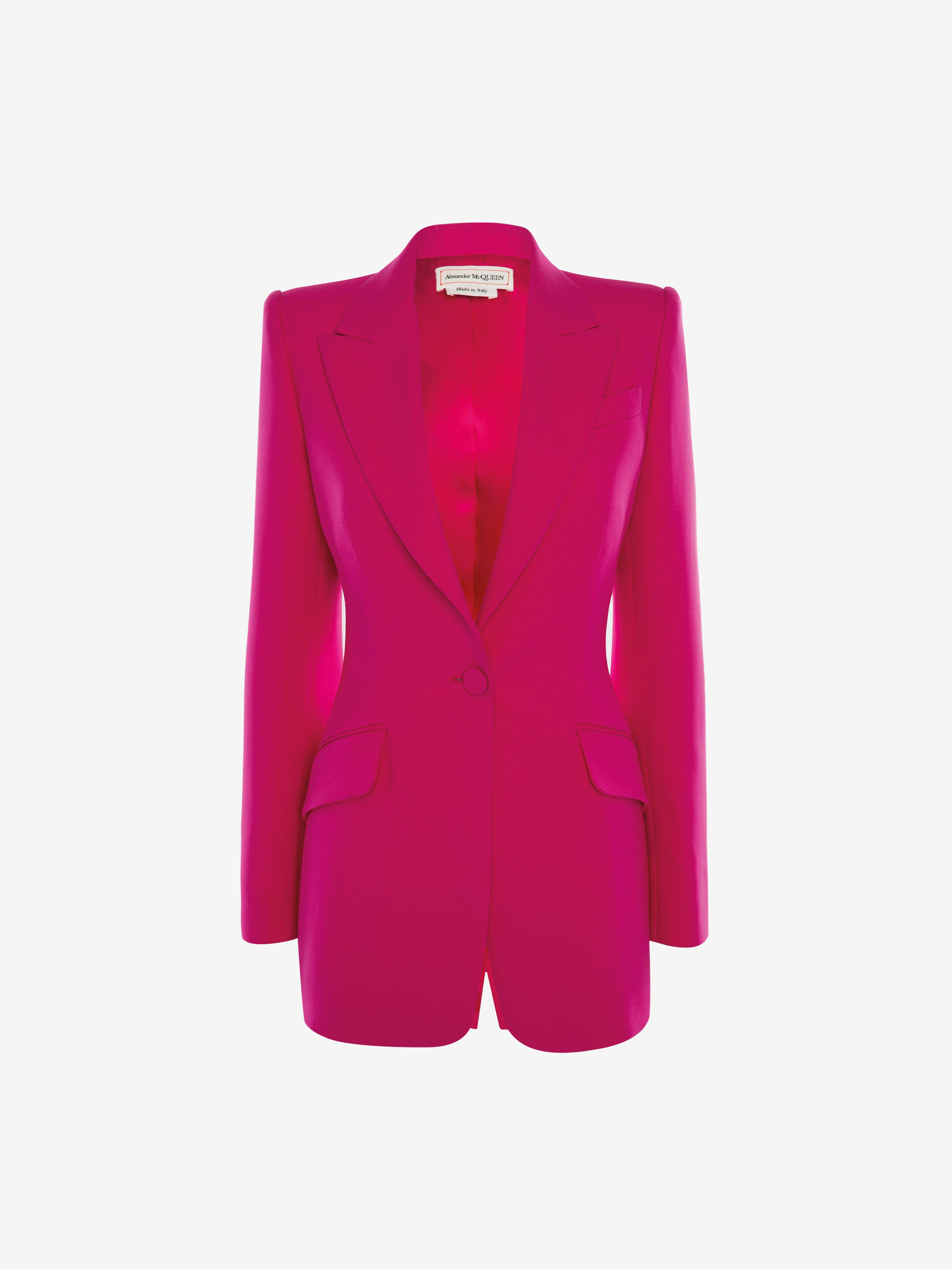 alexander mcqueen pink coat