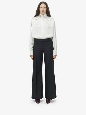 【送料&関税込】Alexander McQueen Concealed Trousers Thumbnail-818196QJAEK1000_F.